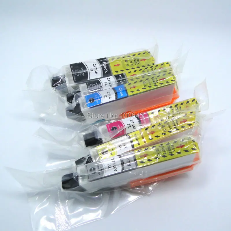 

YOTAT 6pcs Compatible ink cartridge PGI-270XL PGI-270 CLI-271 for Canon PIXMA MG7720 TS9020 TS8020