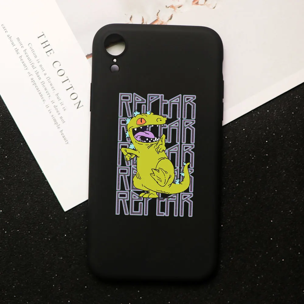 Милый чехол для телефона с героями мультфильмов rugrats reptar для iPhone XR 11 pro MAX чехол XS MAX 5 5S 6 6 S 7 8 Plus Мягкий Силиконовый ТПУ - Цвет: TPU A1639-B