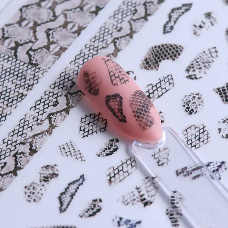 Nail Sticker Leopard Tiger Pattern European and American Style Adhesive DIY | Красота и здоровье