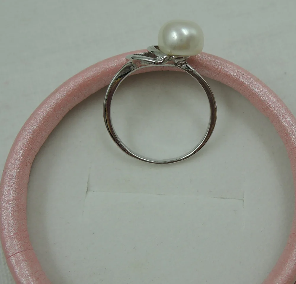 Кольцо с натуральным пресноводным жемчугом 100% | Украшения и аксессуары