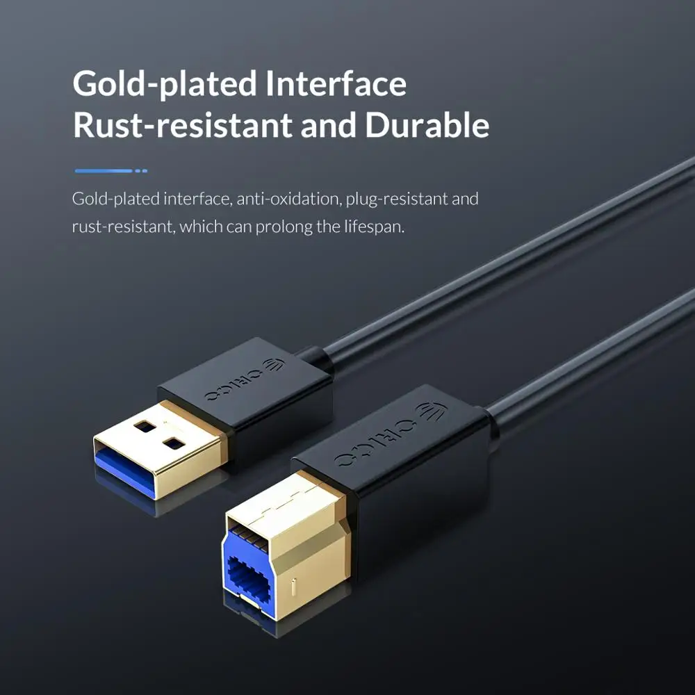 Высокоскоростной принтер ORICO квадратный порт разъем для передачи данных USB3 .0 USB