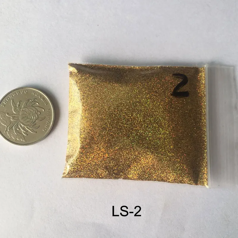 LS-2 Rikonka 10G голографический блестящий порошок Сияющий сахар ногтей Блеск Лидер продаж пыли порошок для ногтей искусство украшения 21 Цвета - Цвет: LS-2