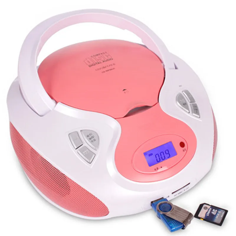Портативный CD плеер устройство для обучения плода USB SD / MMC MS карта U диск