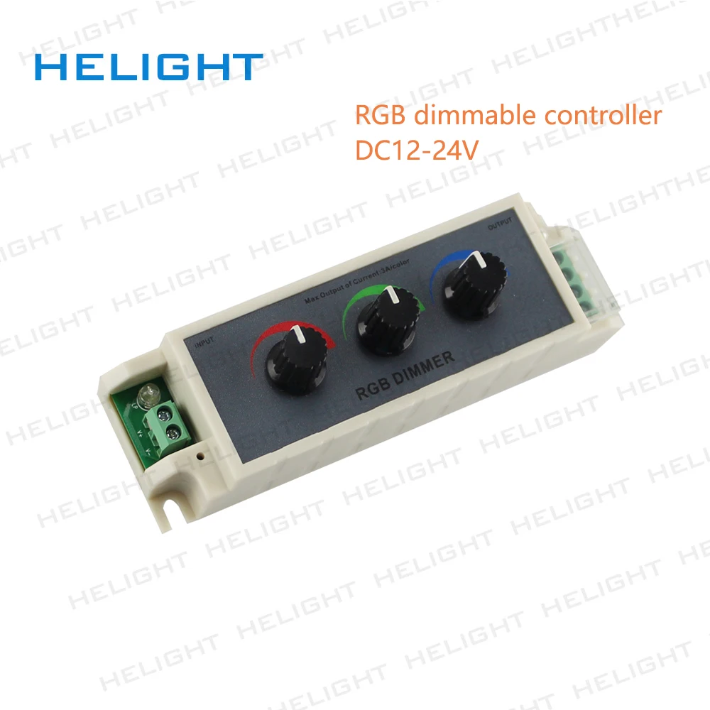 DC12V 24V 9A ручка RGB светодиодный диммер контроллер 3 канала Выход для с несколькими