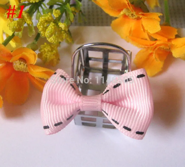 Оптовая продажа корсажные банты с принтом в полоску без зажима 35 мм * 25 100 шт.