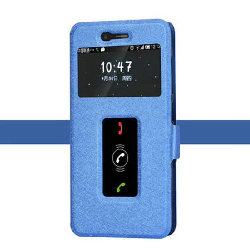 Роскошный чехол из искусственной кожи с окошком для смартфона zte Blade A520 BA520, чехол для телефона A 520, чехол s BA520, откидной Чехол на заднюю панель