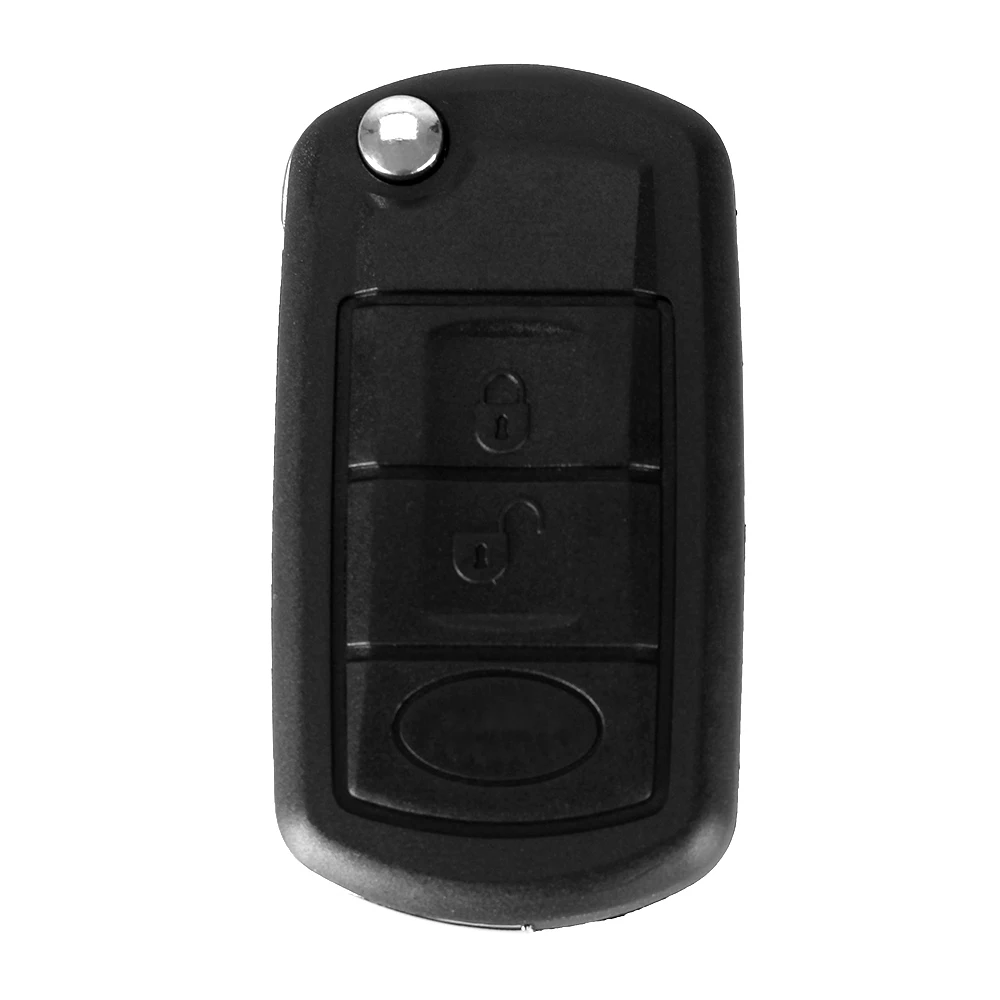KEYYOU 10x для Land Rover Range Rover Sport LR3 Discovery 3 Чехол брелока Дистанционного Управления 3 кнопки откидной складной