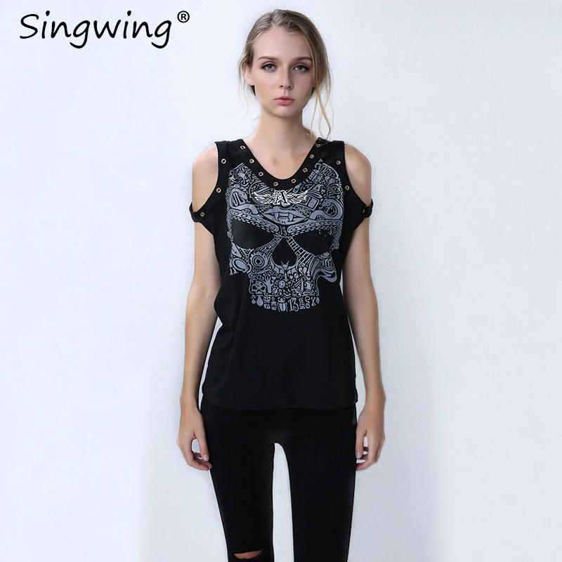 Женский жилет с круглым вырезом и принтом скелета трикотажный топ открытыми