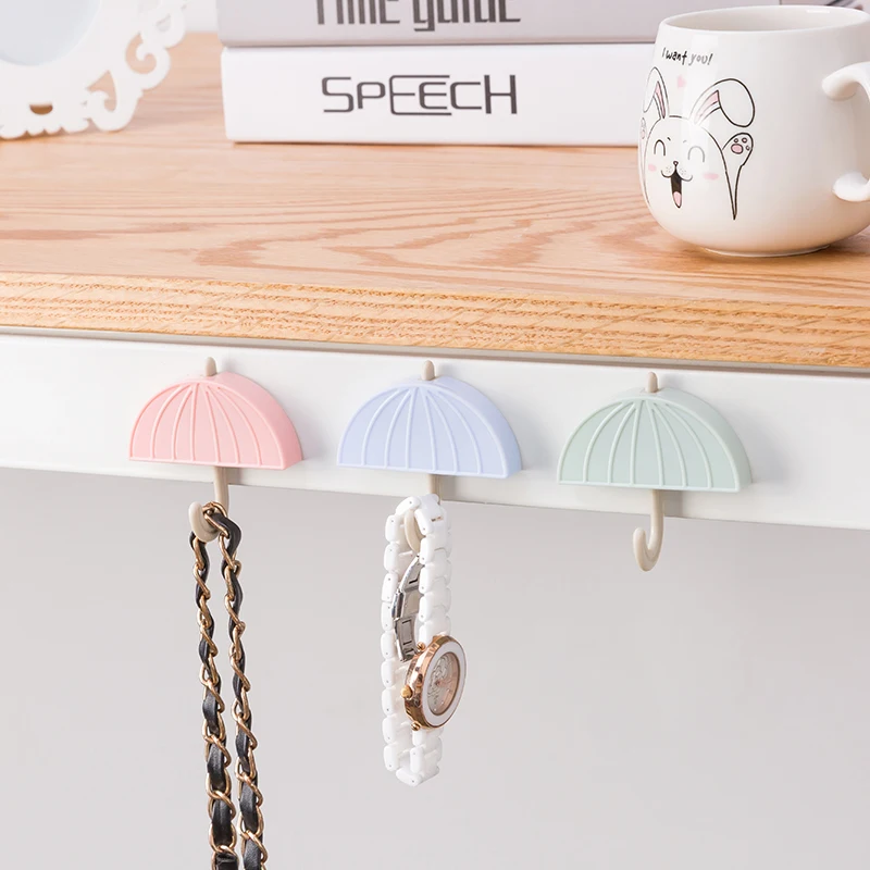 3 шт. магнитные крючки в форме зонта для холодильника|Крючки и направляющие| |