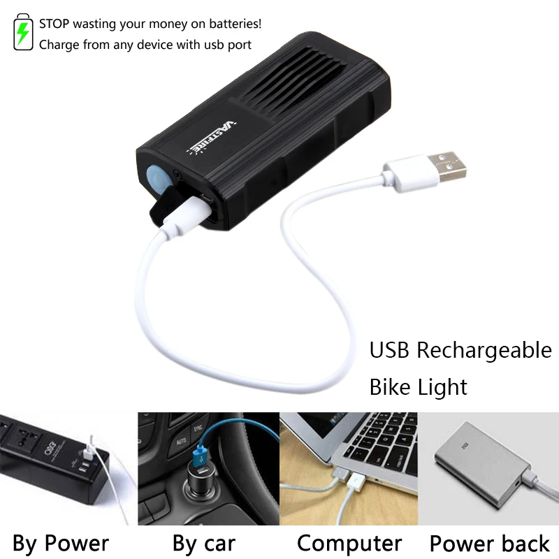 USB велосипедный светильник 2* светодиодный передний велосипедный головной светильник 5 режимов переключения велосипедный фонарь со встроенным перезаряжаемым аккумулятором велосипедный светильник-вспышка