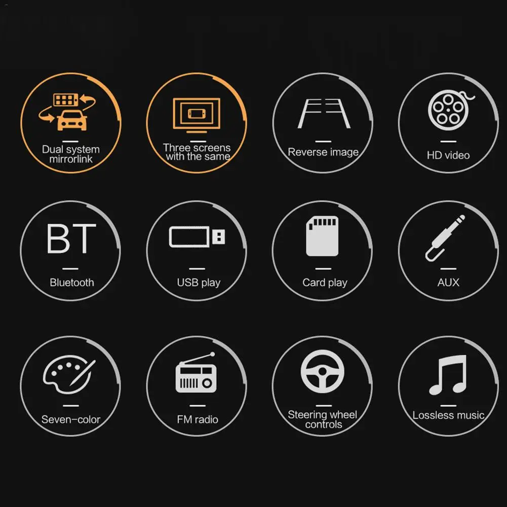 2 din автомобильное радио 7 &quotHD Авторадио Мультимедиа стерео плеер IOS Android Авто