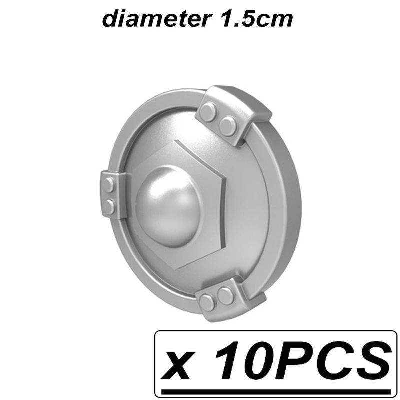 10pcs PGPJ3018 7 шт./компл. средневековый щит крестоносца по мотивам фильма «Властелин колец из конструкторных блоков, Детские кубики, подарки «сделай сам» Игрушки для детей PGPJ3020 - Цвет: 10pcs PGPJ3018