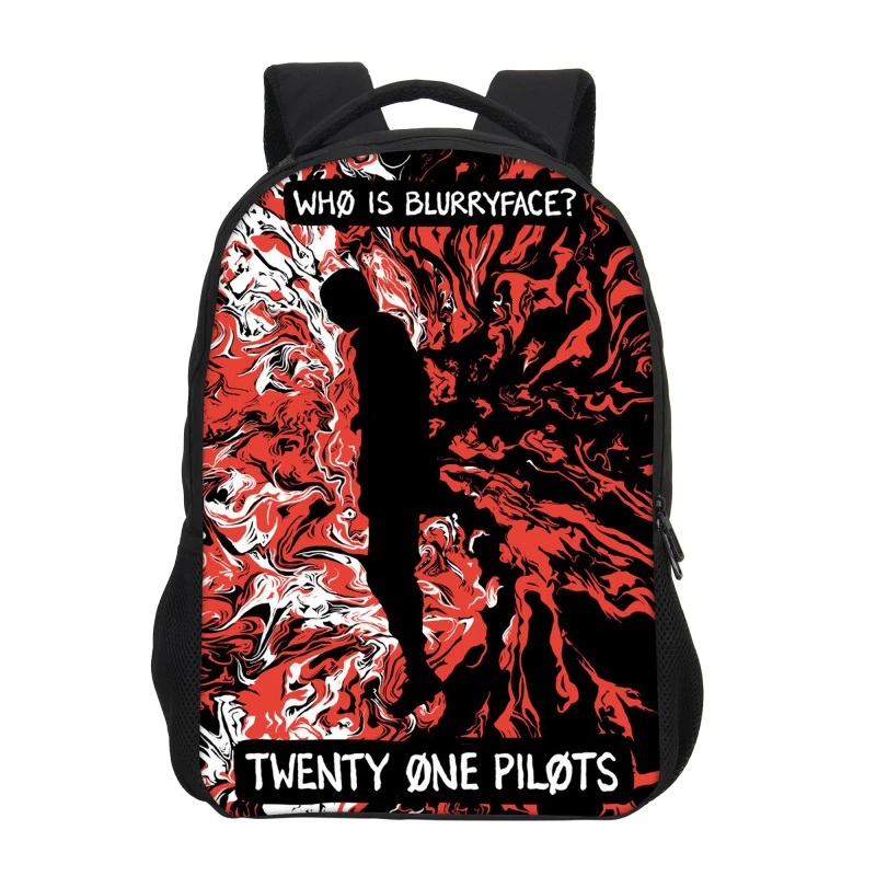 Повседневная школьная сумка Twenty One Pilots, детский школьный рюкзак для мальчиков-подростков, модный принт, сумки на плечо для ноутбука, книга Mochila - Цвет: 15