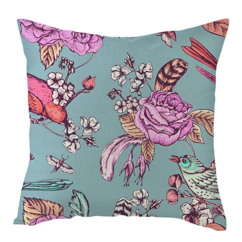Фуватакчи Розовые розы льняной чехол для подушки с надписью розами пледы