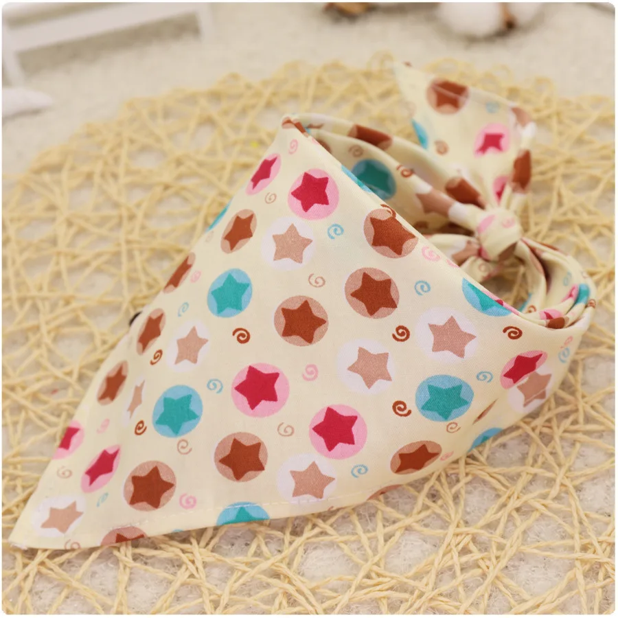 Baby Feeding Bandana Bibs Cotton Cartoon Print Boys Girls Stuff Drool Saliva Towel Newborn Burp Cloths Things | Детская одежда и