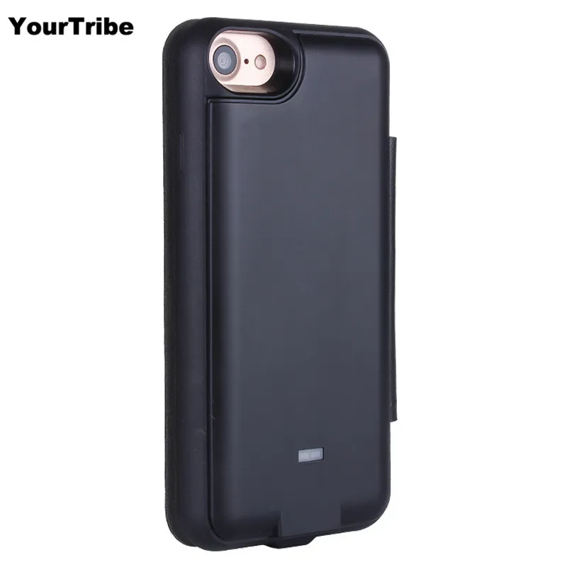 Yourtribe 5000 мАч 3000 солнечная батарея чехол для iPhone 6 6S 7 плюс Plus Power Bank резервного Bateria