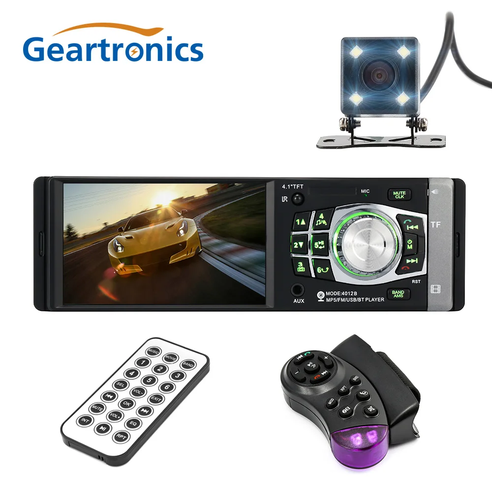 Автомагнитола 4012B 1 Din 4 дюйма MP3 аудио стерео поддержка Bluetooth FM дистанционное