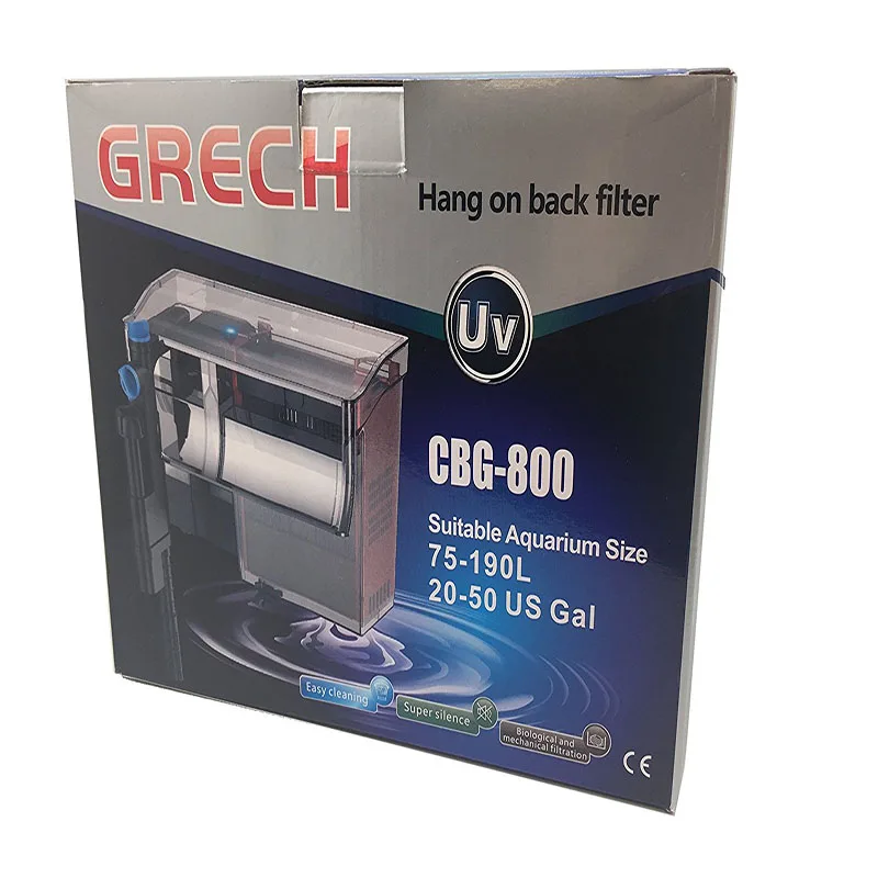 800l/h SUNSUN grech cbg-800 повесить на спине водопад фильтр с 5 Вт УФ Стерилизатор 10-30