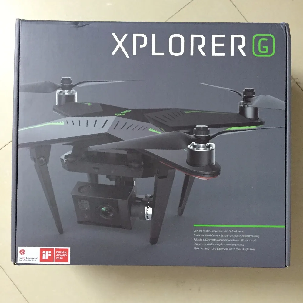Оригинальный нулевой XIRO XPLORER G RC Quadcopter с 3 оси Камера поддержка Кардана GoPro3 и GoPro4|rc