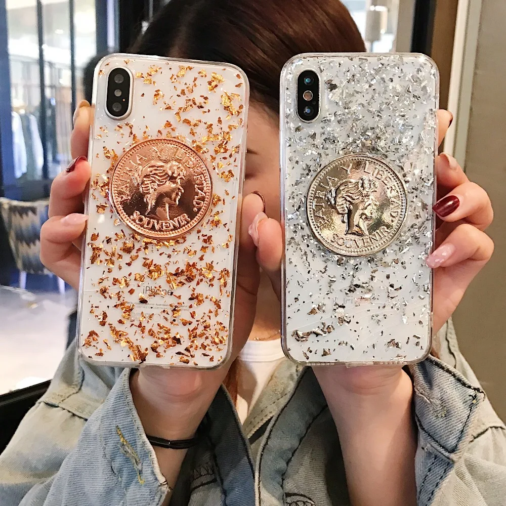 Мягкий блестящий чехол из ТПУ для iPhone 12 Mini 11 Pro Max X XS XR 8 7 SE Plus | Мобильные телефоны и