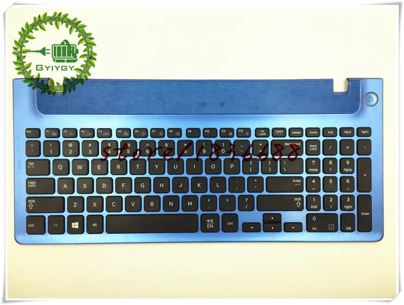 GYIYGY клавиатура для Samsung NP 355V5C 350V5C Клавиатура ноутбука серый синий с