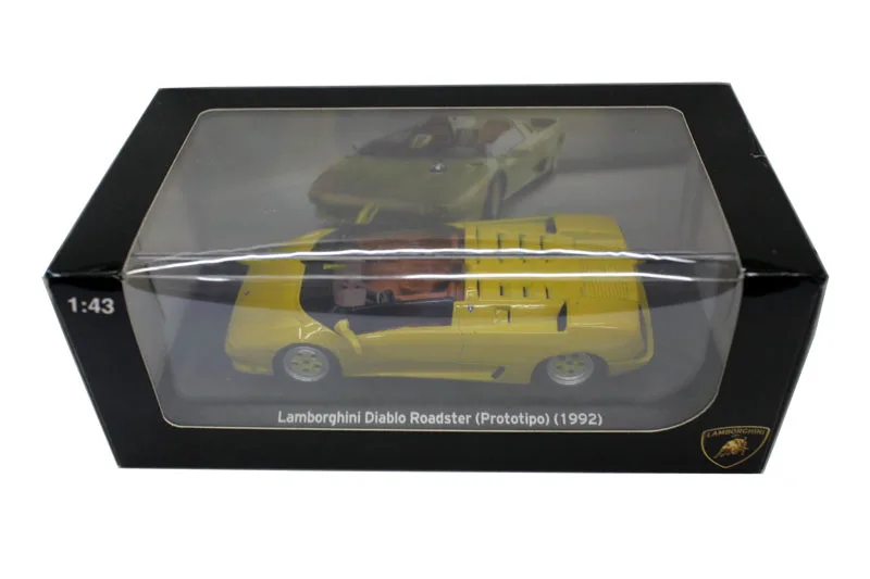 Литая игрушка модель 1:43 Lambor ghini Dia blo Roadster 1992 спортивного гоночного автомобиля для