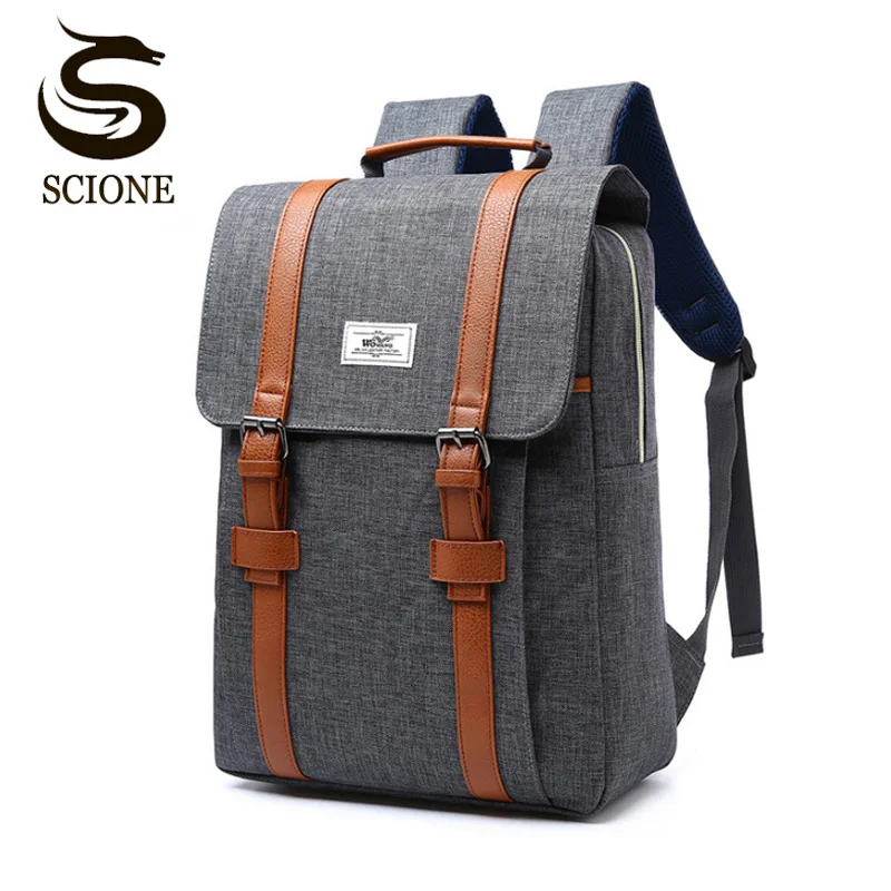 

Hot Fashion Men Women Canvas Backpacks Large Capacity Laptop School Bags For Teenagers Travel Luggage Shoulder Laptop Pack