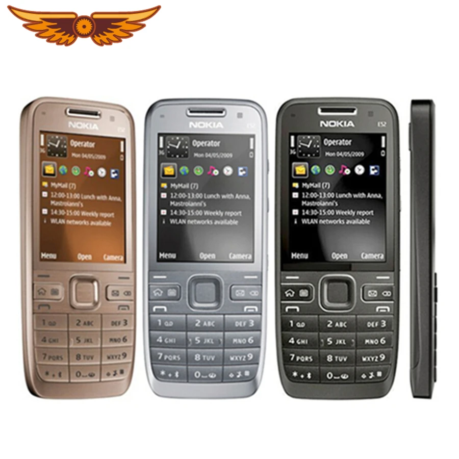E52 Nokia E52 Bluetooth WIFI GPS 3G мобильный телефон восстановленный с и Арабский Русский клавиатура мобильный телефон