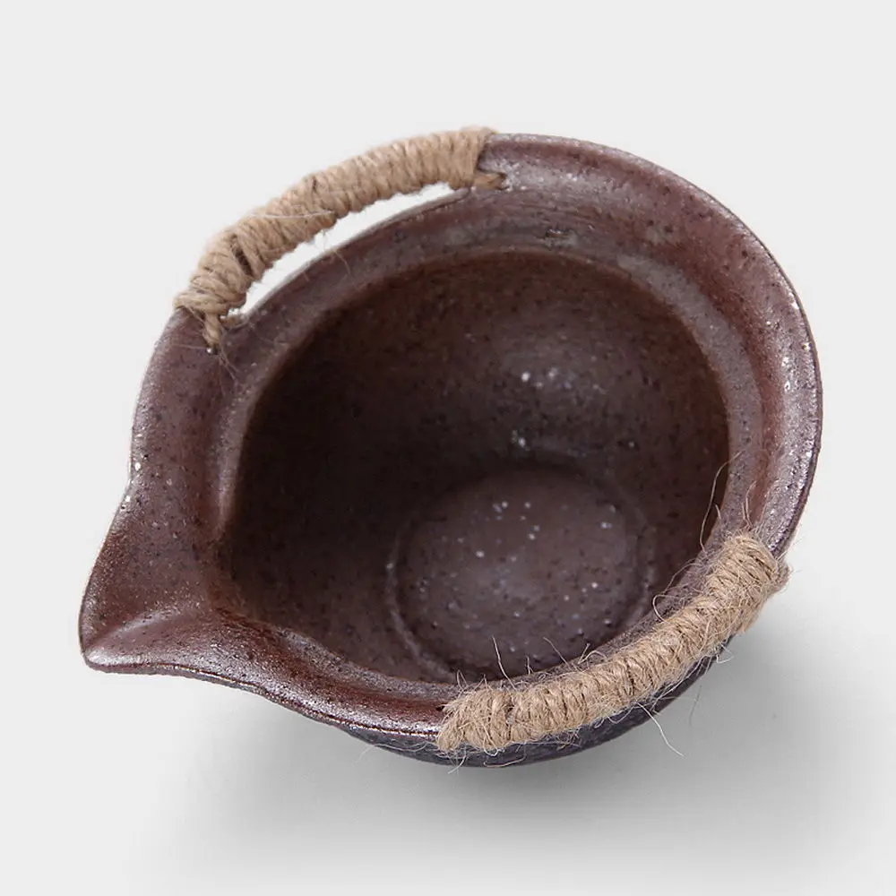 Деревянная пеньковая веревка керамический гайвань & чайная чашка Gongfu Tea удобный