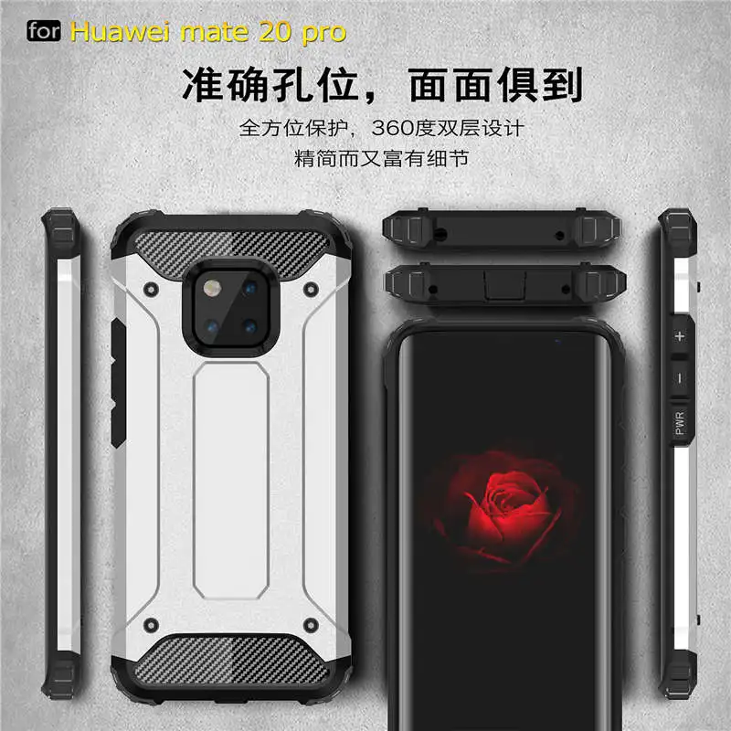 Чехол для мобильного телефона mate 20X Coque 20 Lite Hybrid Armor сверхмощный защитный