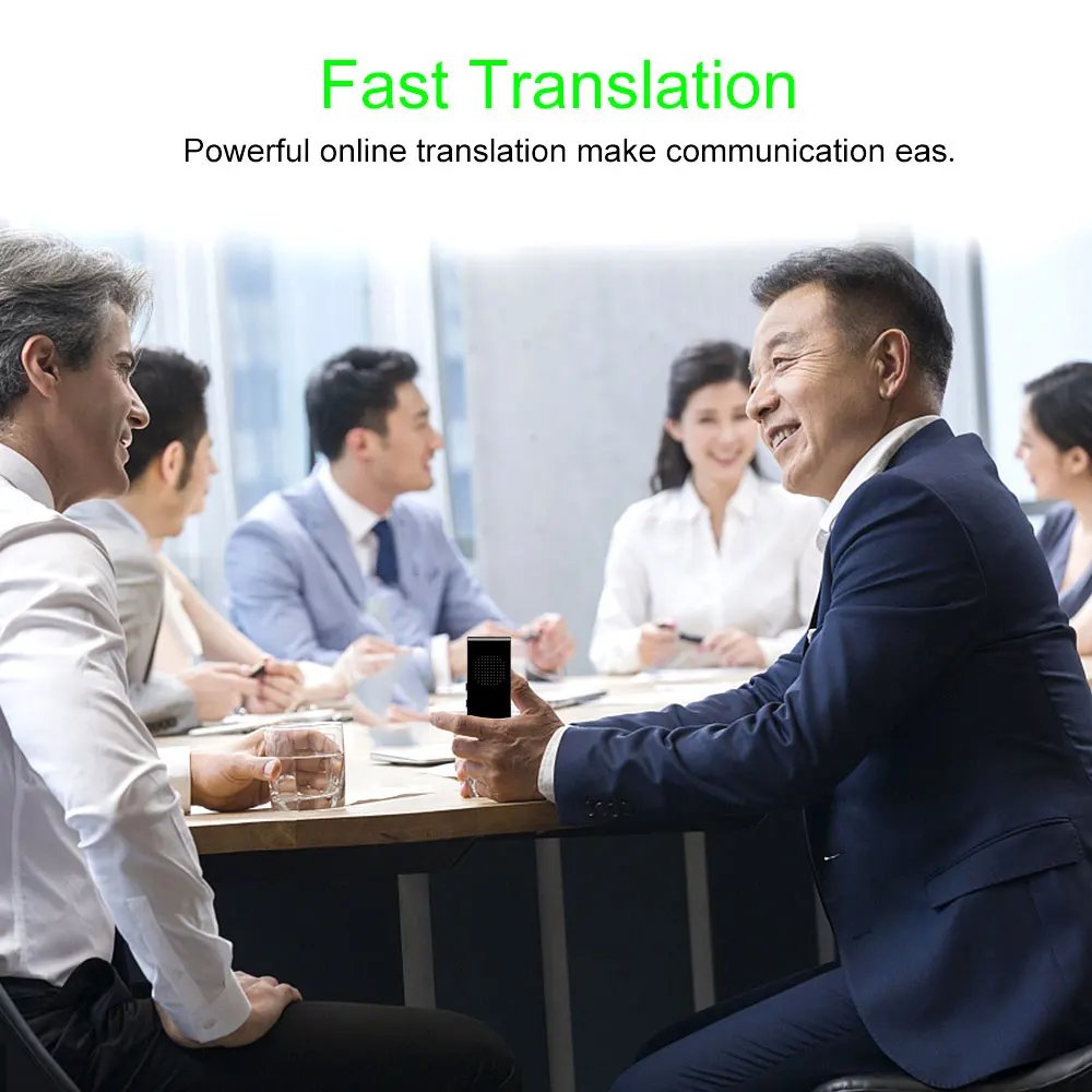 

T8S Translator Multi-Languages Bluetooth connection translation Smart speech Voice colorful can adapt to noisy environment