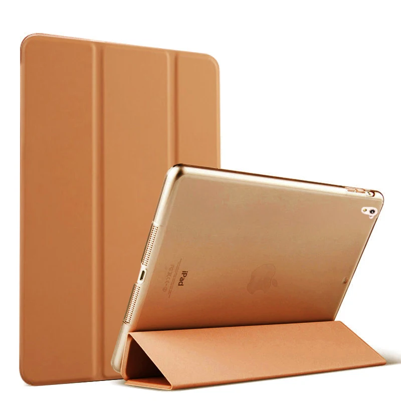 Brown yue se 10.5 Умный чехол для IPad Air Pro 10,5 дюймов A1701'A1709 чехол, PU кожаный чехол+ PC чехол для авто сна защитный чехол - Цвет: Brown yue se 10.5
