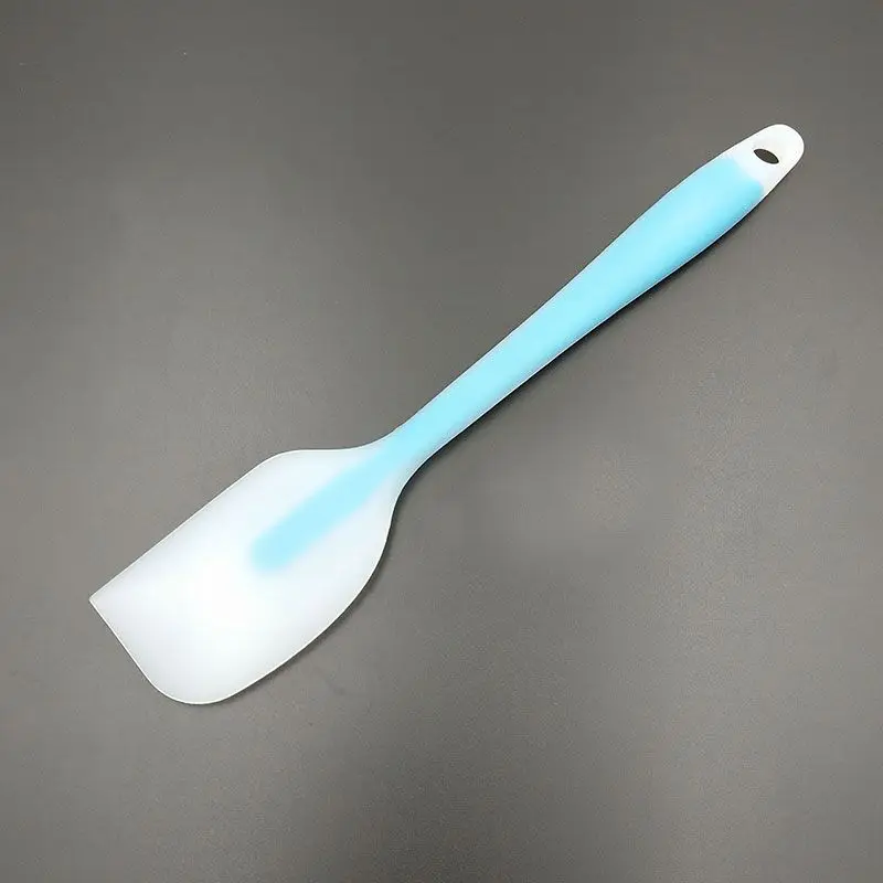1pcs skyblue 1 шт., инструменты для выпечки, лопатка для торта, силиконовая лопатка, лопатка для выпечки, кухонный лопатка, Миксер Для Мороженого, лопатка для мороженого, скребок для крема - Цвет: 1pcs skyblue