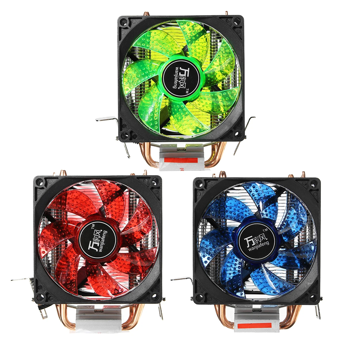 Кулер для процессора S SKYEE 92mmX92mmX25mm 12 В тихий светодиодный светильник 3Pin мощный