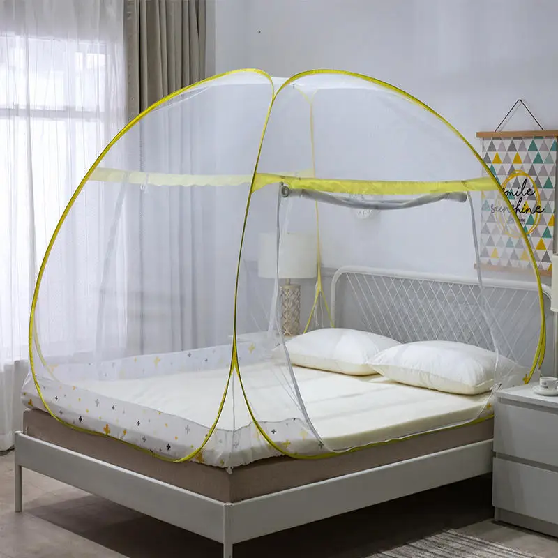 Многоцветная двухсекционная москитная сетка для взрослых дома и улицы