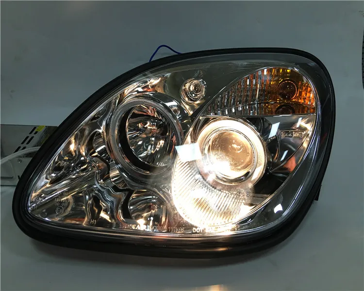 

eOsuns headlight+hernia assembly for Mercedes-Benz R170 SLK200 SLK230 SLK320 SLK350 1996-2003