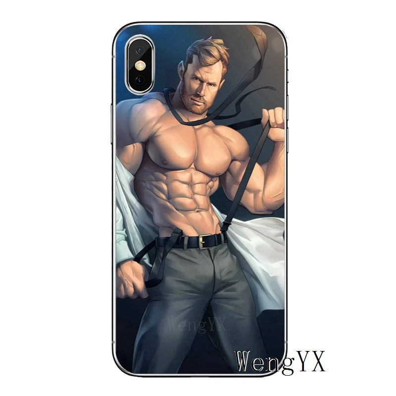 Мягкий чехол для телефона из ТПУ для Apple iPhone 8 7 plus 6s 6 plus X XR XS Max SE 5S 5c 5 4S 4 - Цвет: men-gay-A-03