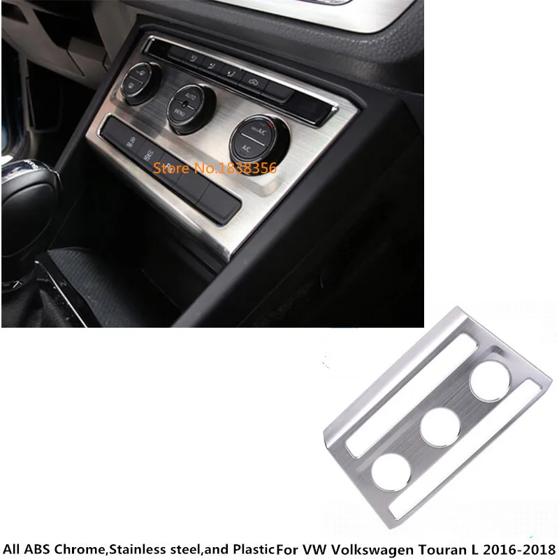 Для VW Volkswagen Touran L 2016 2017 2018 2019 Автомобильная консоль температура кондиционирование