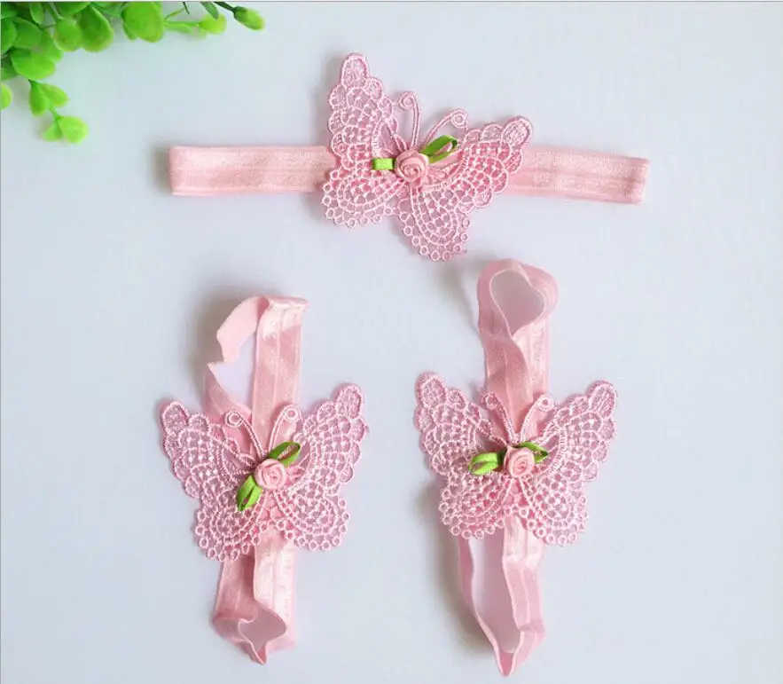 3 шт. эластичные босоножки для девочек с цветком|Аксессуары волос| |