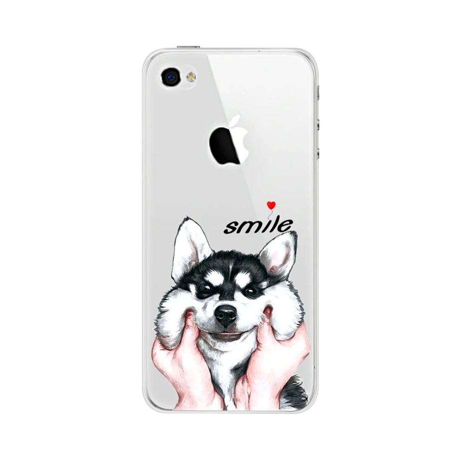 Бежевый Чехол для Apple iphone 5s se 4s 4, чехол для iphone 5s 6 6 S, чехол для телефона, мягкий силиконовый чехол с котом, милый чехол для iphone 5s 5 - Цвет: Бежевый
