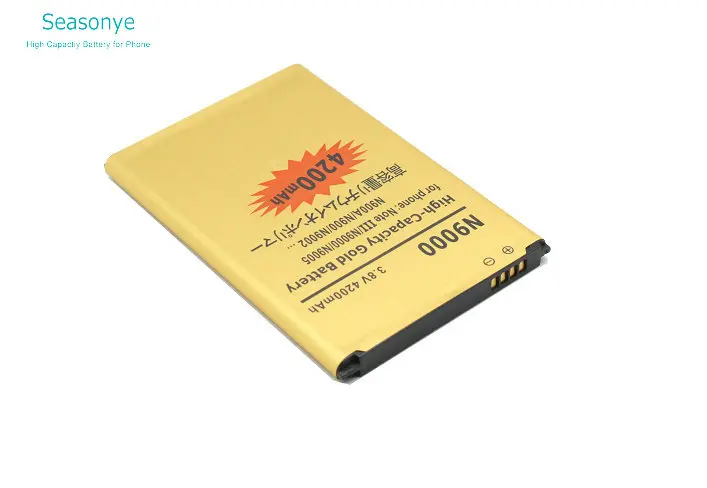 Seasonye 4200mAh B800BC B800BE B800BU B800BZ Золотой Сменный аккумулятор для Samsung Galaxy Note 3 III Note3 N9000 N9006