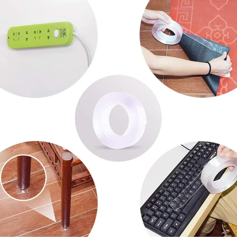 1 рулон волшебной шотландской ленты двусторонняя клейкая лента м 3 5 наклейка не