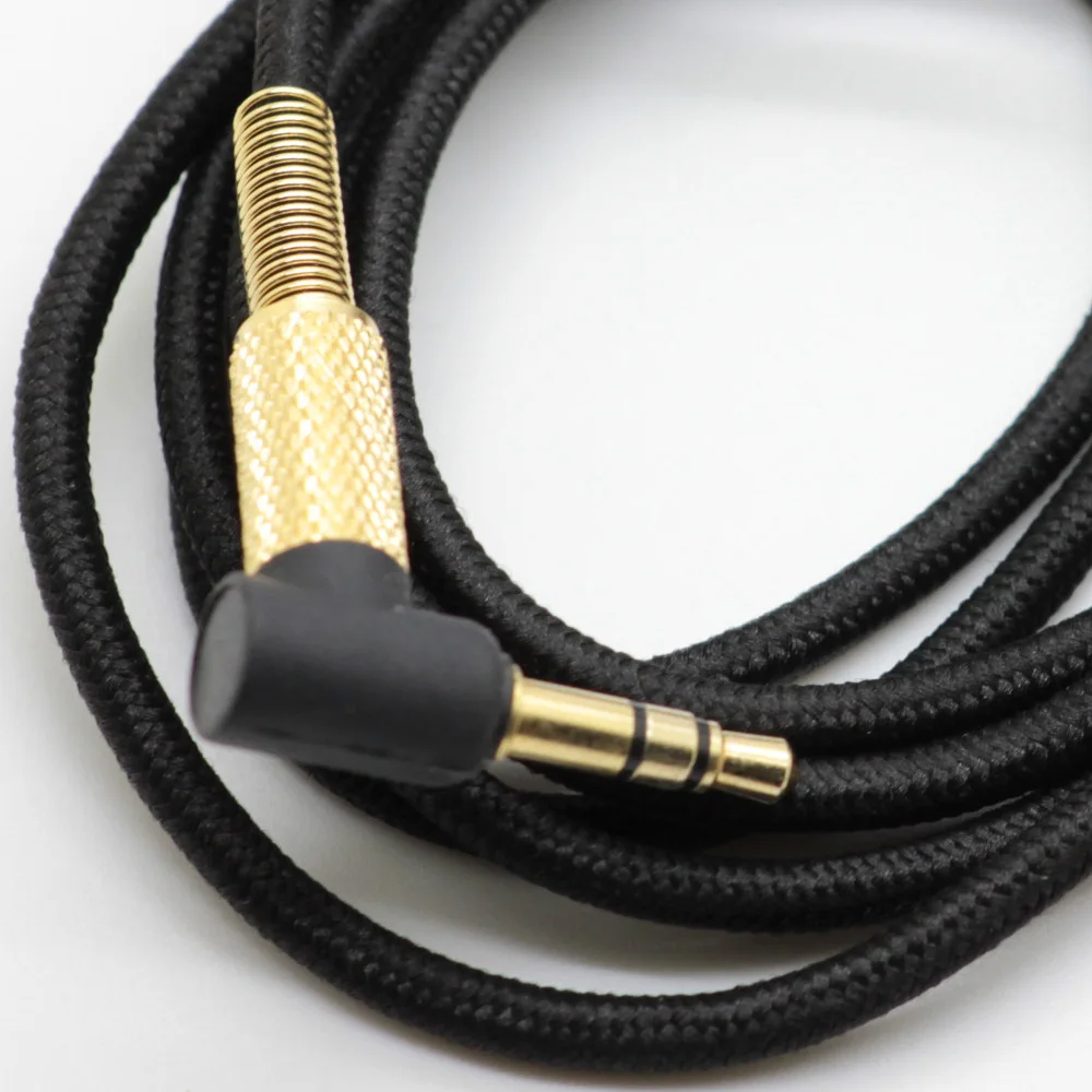 Кабель Poyatu 3,5 мм для Sennheiser HD569 HD579 HD559 HD 599 HD599 кабели для наушников Замена шнура Плетеный черный