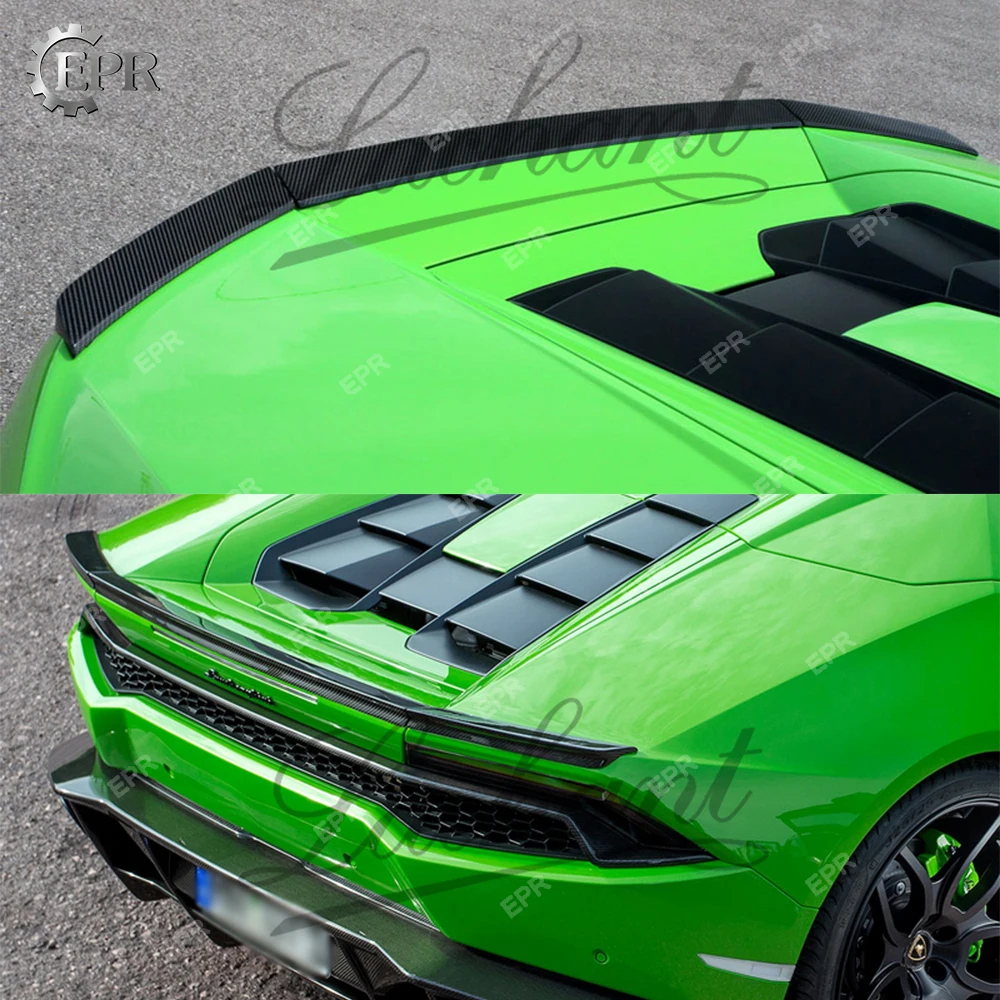 Сухое карбоновое крыло для Huracan LP610(2014 +) углеродное волокно задняя крышка утки