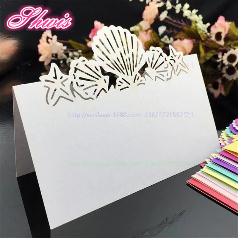 200 шт. лазерная резка имя бумажные карты свадебное карта для торжественных