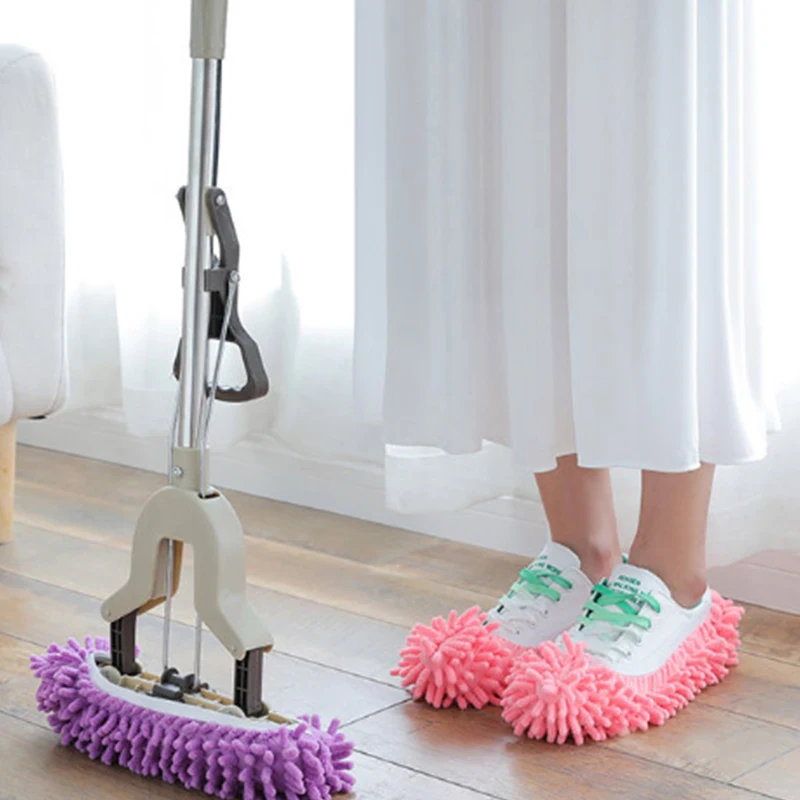 Швабра с одним шениллом модный набор для уборки дома ванной пола ленивых обуви |