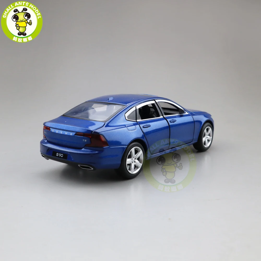 1/32 JACKIEKIM Volvo S90 литая модель автомобиля игрушки для детей Подарки для мальчиков девочек звуковое освещение