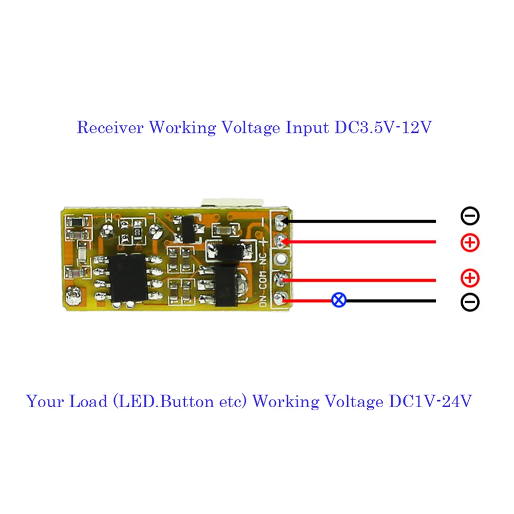 3 5 V 7 5V 9V 12V 24V 315/433 МГц 1CH мини реле Беспроводной дистанционного Управление RF