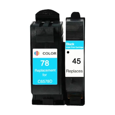 2 упаковки/комплект совместимый с чернильным картриджем HP 45 78 78A 45A 51645A C6578A Deskjet 1120c