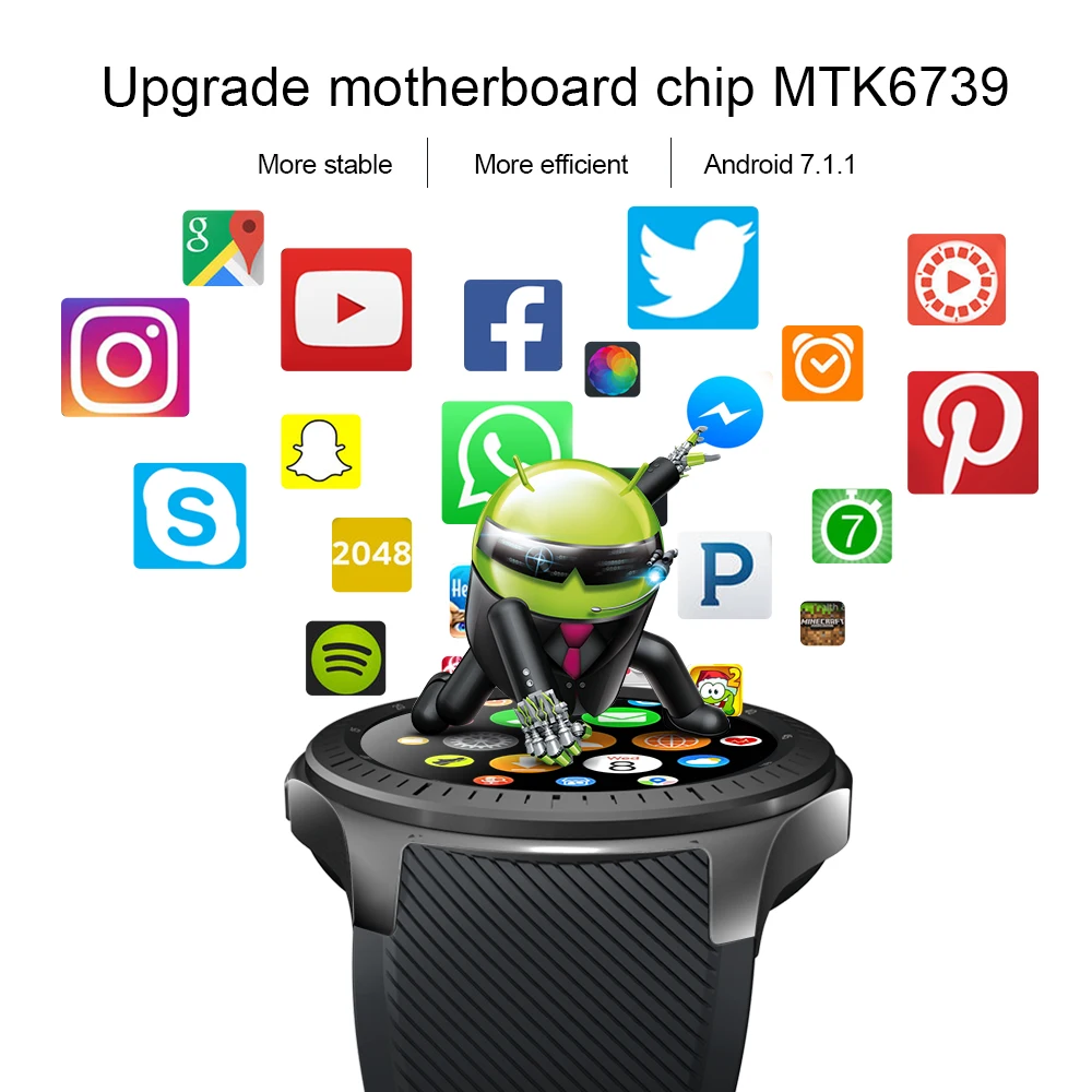 LF25 4G Смарт-часы Android 7.1.1 gps wifi Bluetooth 1 Гб + 16 600 мАч большой аккумулятор умные часы для